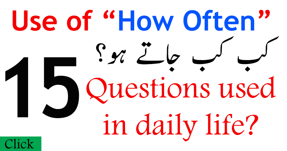 Use of ''How Often" - English with Mubeen